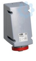 Розетка 432RL6W 32А 3P+N+E 6ч для монтажа на поверхность с подкл. шлейфа IP67 ABB 2CMA168498R1000