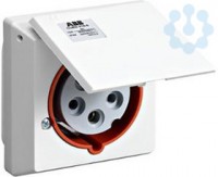 Розетка СП CUED216-6 16А 2P+E 6ч IP44 ABB 2CMA178698R1000