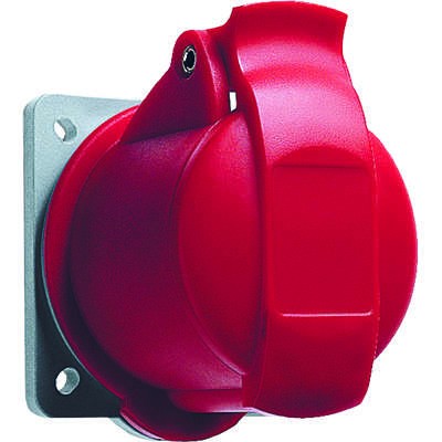 Розетка панельная 416R6 16А 3P+N+E 6ч с прямым миним. фланцем IP44 ABB 2CMA193163R1000