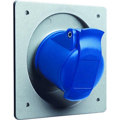 Розетка СП 16А 220В 2P+E IP44 с угл. ABB 2CMA193218R1000