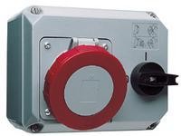 Розетка 332MHS6W 32А 3P+E с выкл. и мех. блокировкой IP67 ABB 2CMA167856R1000