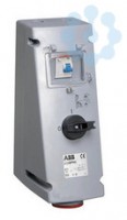 Розетка 32А 3P+N+E в боксе ВУ IP44 ABB 2CMA167795R1000