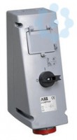 Розетка 32А 3P+N+E с выкл. и мех. блокировкой IP67 ABB 2CMA168098R1000