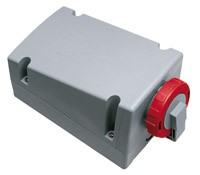 Розетка 16А 3P+N+E для монтажа на поверхность IP67 ABB 2CMA168475R1000