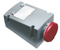 Розетка 416RPR6 16А 3P+N+E с УЗО IP44 ABB 2CMA168278R1000