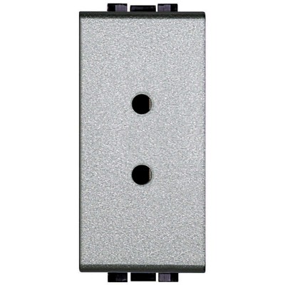 Мини-разъем 1-м СП 1мод. 6А IP20 24В 2п SELV алюм. Leg BTC NT4291