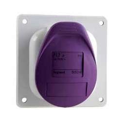 Розетка встраиваемая P17 32А 24В 2P IP44 Leg 055295