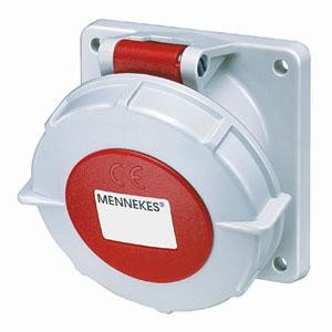 Розетка скрыт. уст. 32А 400В 3P+E IP67 косая 20гр Mennekes 3254