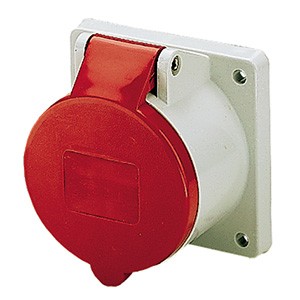 Розетка скрыт. уст. 16А 380В 3P+E+N IP44 прямая Mennekes 1385