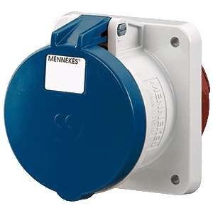 Розетка скрыт. уст. 63А 230В 2P+E IP44 прямая Mennekes 1261A