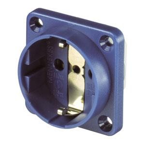 Розетка Schuko 16А 2P+E винт. клеммы IP20 син. Mennekes 11531