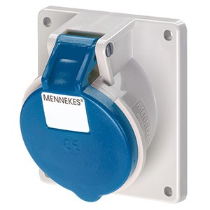 Розетка скрыт. уст. 16А 20-220В 2P+N IP44 накл. Mennekes 1463