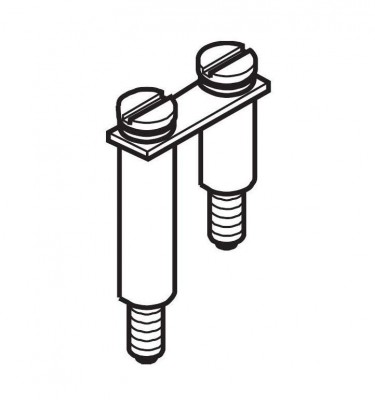 Перемычка BJDP 1 переходная для винт. и ADO клемм: ширина клемм c 16мм на 6;6 5;8 10мм ABB 1SNA179623R0300