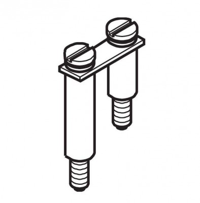 Перемычка BJDP 5 переходная для винт. и ADO клемм: ширина клемм c 8мм на 10мм ABB 1SNA174782R2600