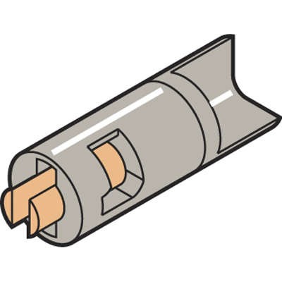 Разъем FCB-1 байонетный черн. ABB 1SNA167690R0700