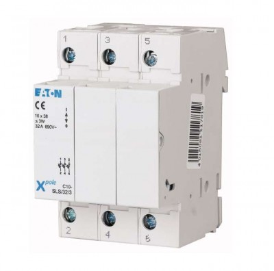 Держатель предохранителя 10х38 3п C10-SLS/32/3 EATON 112223