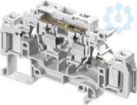 Клемма D1.5/8.SFLT.ADO держатель предохран. 5х20 5х25мм с неон. индикатором сгор. предохран. 110-230В 4кв.мм ADO 1.5кв.м