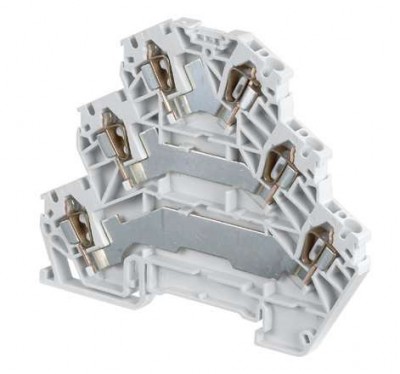 Клемма D2.5/5.T3.L пружинная 3-уровн. 2.5 кв.мм ABB 1SNA290456R0000