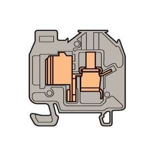 Клемма DR4/8.P.ADO ADO 4кв.мм мини DIN2 земля ABB 1SNA299632R0500