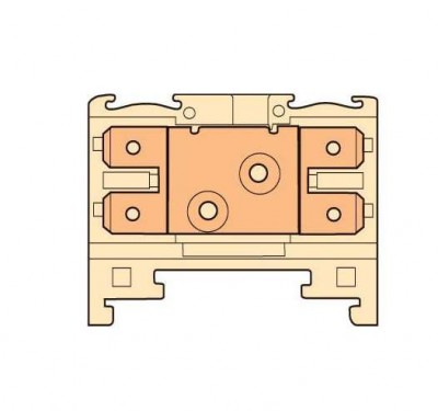 Клемма HD2.5/6.2G.2G.1.V0 4 quick-connect (fast on) 6.3х0.8мм 2.5кв.мм ABB 1SNA160487R2500