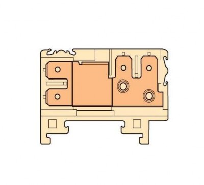 Клемма HD6/8.2G.2G. quick-connect (fast on) 6.3х0.8мм 6кв.мм 2 горизонт. 2 верт. ABB 1SNA160619R1000