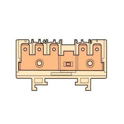 Клемма HD6/9.5G 5 quick-connect (fast on) 6.3х0.8мм 6кв.мм верт. с тестовым гнездом ABB 1SNA160621R0200