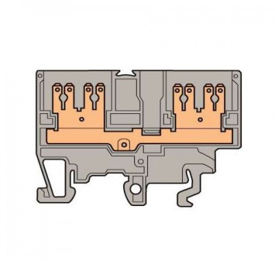 Клемма M2.5/6.4G.1 2 quick connect (fast on) 6.3х0.8мм или 2.8х0.8мм верт. ABB 1SNA115280R2000