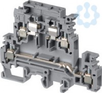 Клемма винт. M4/8.D2.SFL 4кв.мм держатель предохр. 5х20 5х25мм индикац. сгоревших пердохр.100-230В (неон.) ABB 1SNA11564