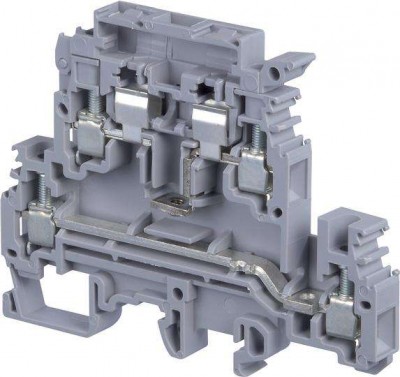 Клемма M4/8.D2.SFLJ 4кв.мм 2-уровн. держатель предохранителя с неон. индикатором сгор. предохран. 110-220В ABB 1SNA11564
