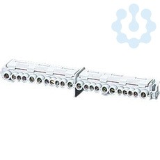 Клемма PE+N для боксов KG 9003 4х25кв.мм 7х4кв.мм KG PN 03 HENSEL 3300148