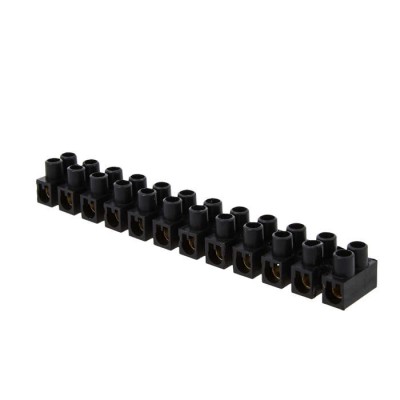 Колодка клеммная 35мм 80А полистирол черн. EKF plc-KK-35-80-ps-b