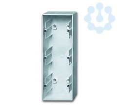 Коробка для открытого монтажа 3 поста future серебр. алюм. ABB 2CKA001799A0917