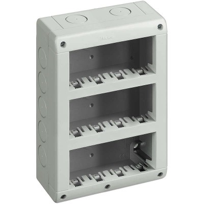 Корпус защ. IP40 4+4+4мод. верт. Leg BTC 25412V