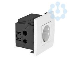 Блок розеточный 1-м AR45 1хModul45 SDE-RW D0RW1 16А 84х84х59мм укомплектован. бел. OBO 6119401