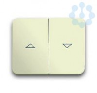 Клавиша для механизма выкл. жалюзи 2000/4 U и 2020/4 US с маркировкой alpha nea сл. кость ABB 1751-0-2581