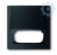 Накладка с кр. 50х50 AMP impuls черн. бархат ABB 2CKA001753A0142