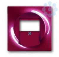 Плата центральная (накладка) для механизмов UAE/TAE для 0247 и 0248 impuls бордо/ежевика ABB 1753-0-0116