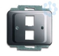 Плата центральная для 2-х разъемов Modular Jack (артикулы 0210 0211 и 0219) alpha nea платина ABB 1753-0-4047