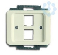 Плата центральная для 2-х разъемов Modular Jack (артикулы 0210 0211 и 0219) alpha nea сл. кость ABB 1710-0-2512