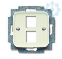 Плата центральная для 2-х разъемов Modular Jack (артикулы 0210 0211 и 0219) Busch-Duro 2000 SI сл. кость ABB 2CKA001753A3957