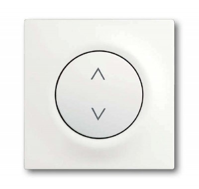 Клавиша для механизма электрон. выкл. Busch-Jalousiecontrol 6411 U-101 6411 U/S-101 6418 U реле 6402 U impuls бел. бархат ABB 2CKA006430A0379