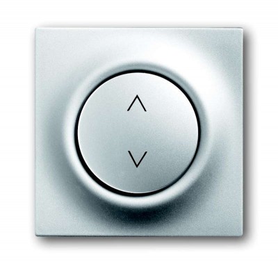 Клавиша для механизма электрон. выкл. Busch-Jalousiecontrol 6411 U-101 6411 U/S-101 6418 U реле 6402 U impuls серебристый металлик ABB 2CKA006430A0338