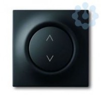 Клавиша для механизма электрон. выкл. Busch-Jalousiecontrol 6411 U-101 6411 U/S-101 6418 U реле 6402 U impuls черн. бархат ABB 2CKA006430A0381