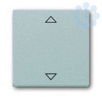 Клавиша для механизма электрон. выкл. Busch-Jalousiecontrol 6411 U-101 6411 U/S-101 6418 U реле 6402 U solo/future серебристо-алюм. ABB 2CKA006430A0328