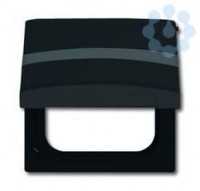 Плата промежуточная с крышкой для центральных плат серий Busch-Duro 2000 SI и Reflex SI с полем для надписи IP44 Allwetter 44 антрацит ABB 2CKA001710A1993