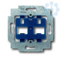 Суппорт для 2-х разъемов ITT-Cannon RJ45 кат.5 typ 808 RJ45 Mark III син. цоколь без монтажн. лапок ABB 2CKA001710A3100