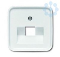 Накладка розетки компьютерной 1-м Reflex альп. бел. ABB 2CKA001753A8394