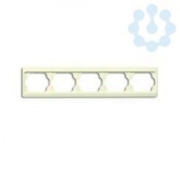 Рамка 5-м Alpha exclusive кр/бел. ABB 1754-0-4153