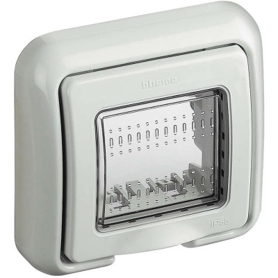 Крышка влагозащ. на 2мод. IP55 Idrobox сер. RAL7035 Leg BTC 25602