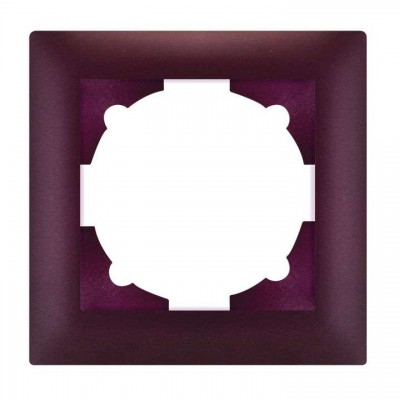 Рамка 1-м Милан фиолет. EKF EMM-R-1-PP